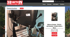 Desktop Screenshot of hortonauction.com